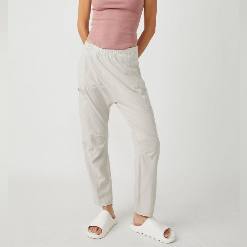 FREE PEOPLE FP MOVEMENT HOT SHOT PANTS GREY SMOKE Size XS